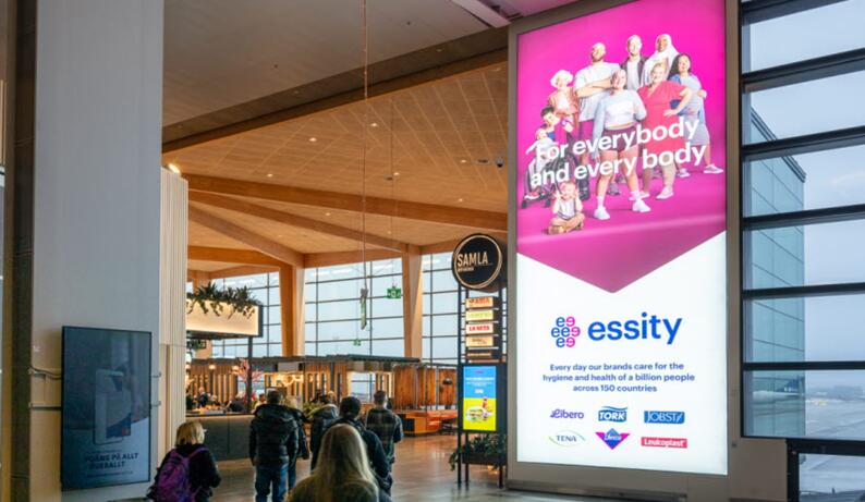 瑞典機(jī)場廣告